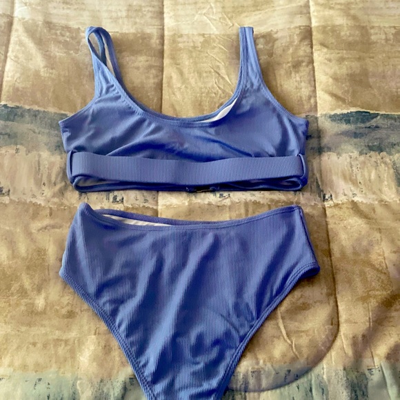 Blue 2 piece swimsuit - Picture 2 of 2